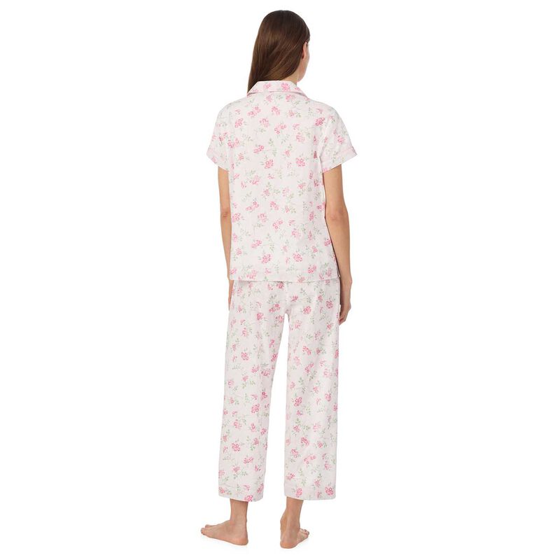 Lauren Ralph Lauren Cotton Lawn S/S Notch Collar Pajama Set image number 4